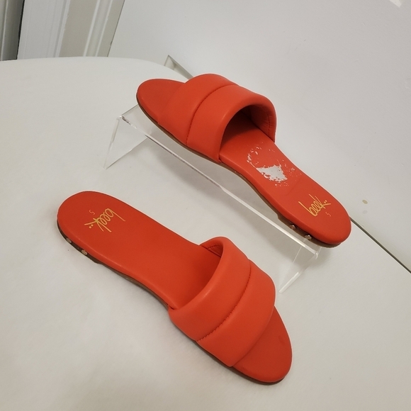 Beek Sugarbird Leather Slides Size 5, colorful, stylish, chic, beach - Picture 3 of 11